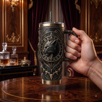 BP Obsidian Crest - Sculpted Emblem Tumbler