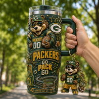 GB Go Pack Go - Mascot Pride in Green and Gold