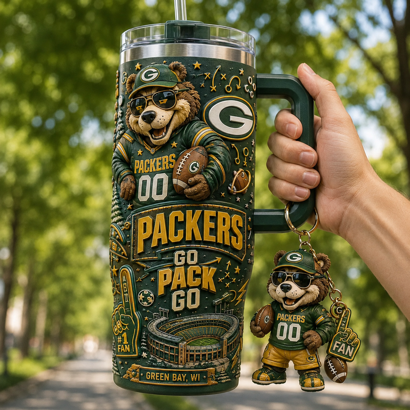 GB Go Pack Go - Mascot Pride in Green and Gold
