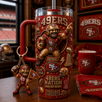SF Faithful Collage - Gold, Motion and Wraparound Presence Tumbler
