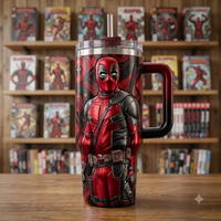 DP Standing Tall - Red and Black Wraparound Tumbler