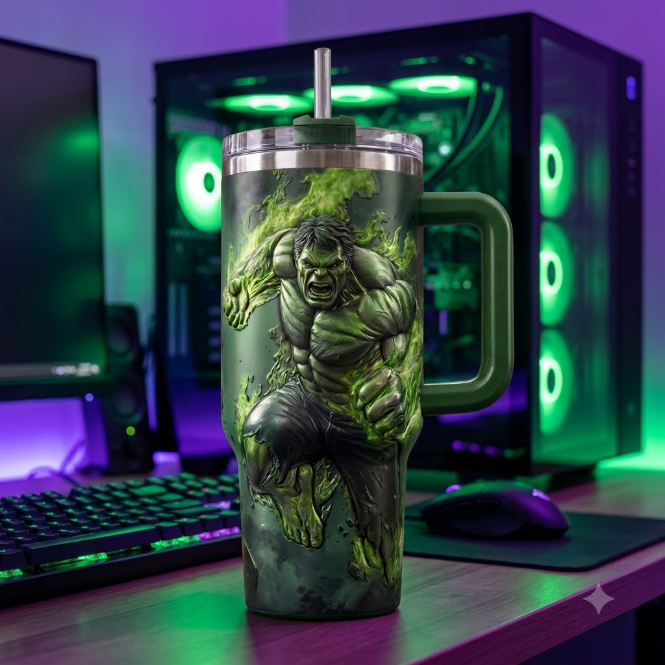 Hulk Green Fury - Raw Power in Full Motion