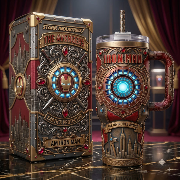 IM Arc Core Relief - Invincible Armor Tumbler - main - man-mk-1608