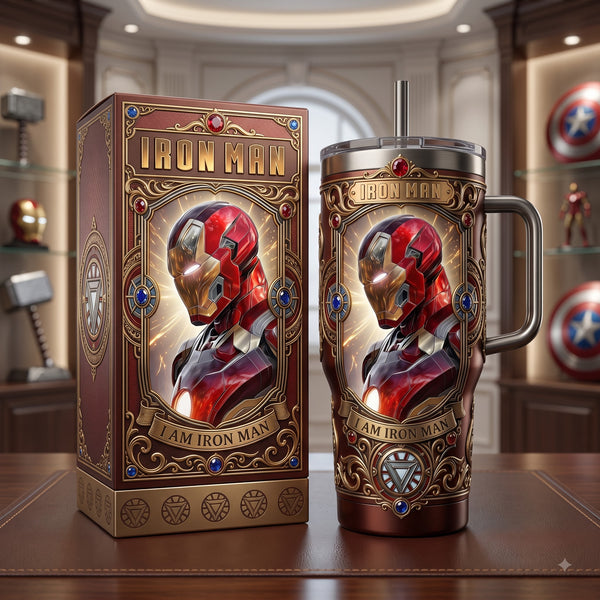 IM Gilded Frame Portrait - Confidence in Crimson and Gold - main - mk-1408-1