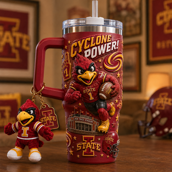 ISU Cyclone Power Wraparound Mascot Tumbler - main - mk-1208-1