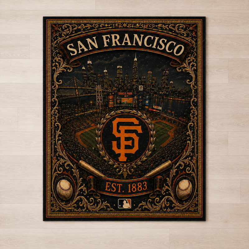 SF Heritage Emblem - A Study in Gold, Shadow and Symmetry