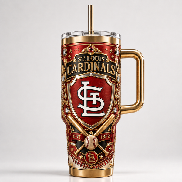 STL Heraldry - Crest, Bats and Gold Tumbler - main