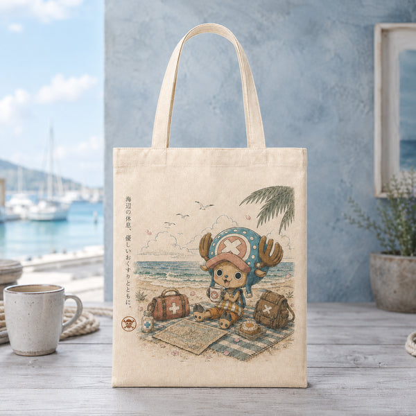Seaside Rest - Chopper's Quiet Picnic Graphic Tote - main
