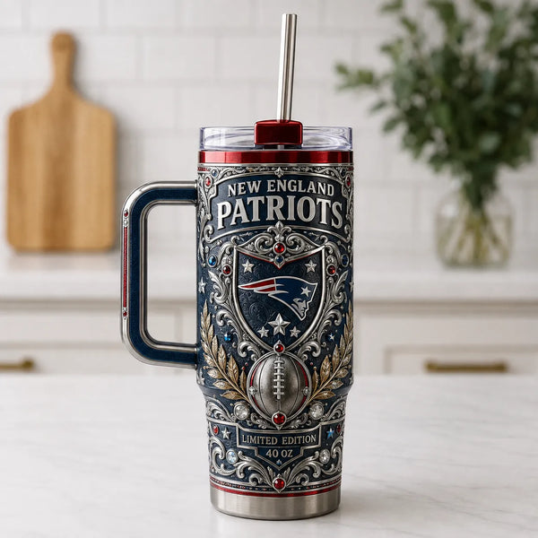 NE Heraldic Panel - Ornamental Crest Tumbler - main