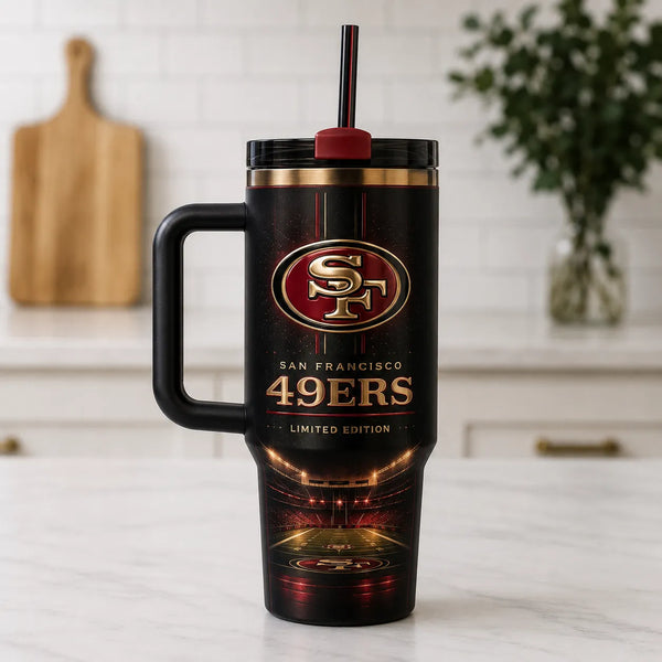 SF Gold Oval - Stadium Light Wraparound Tumbler - main