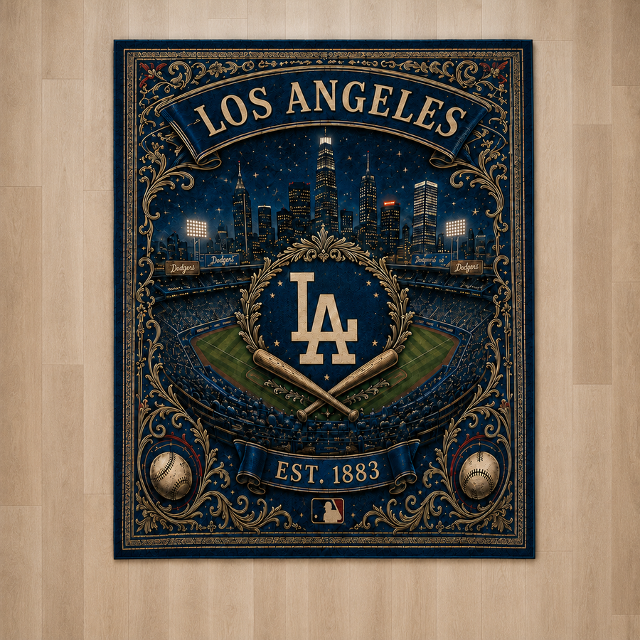 LAD Heritage Crest - Ornate Bordered Statement Rug - main