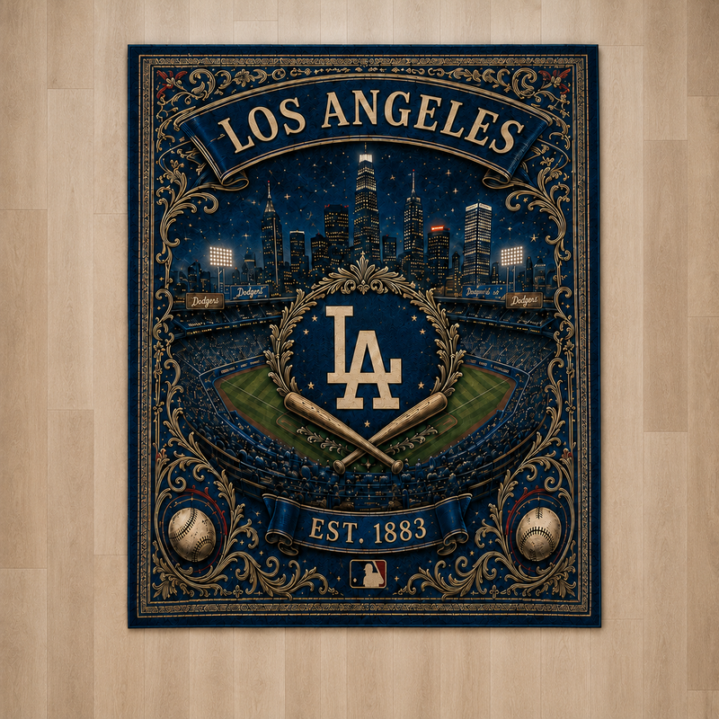 LAD Heritage Crest - Ornate Bordered Statement Rug