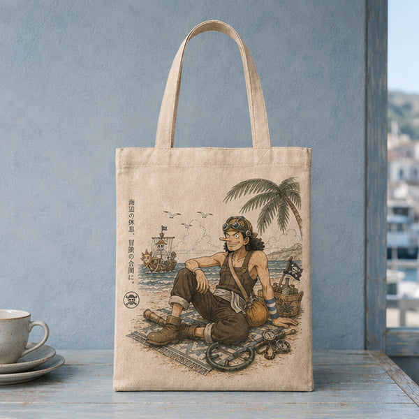 Rest Between Adventures - Usopp Seaside Graphic Tote - main