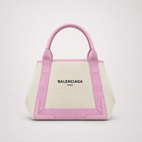 BL Blush Trim - Quiet Two-Tone Statement Handbag