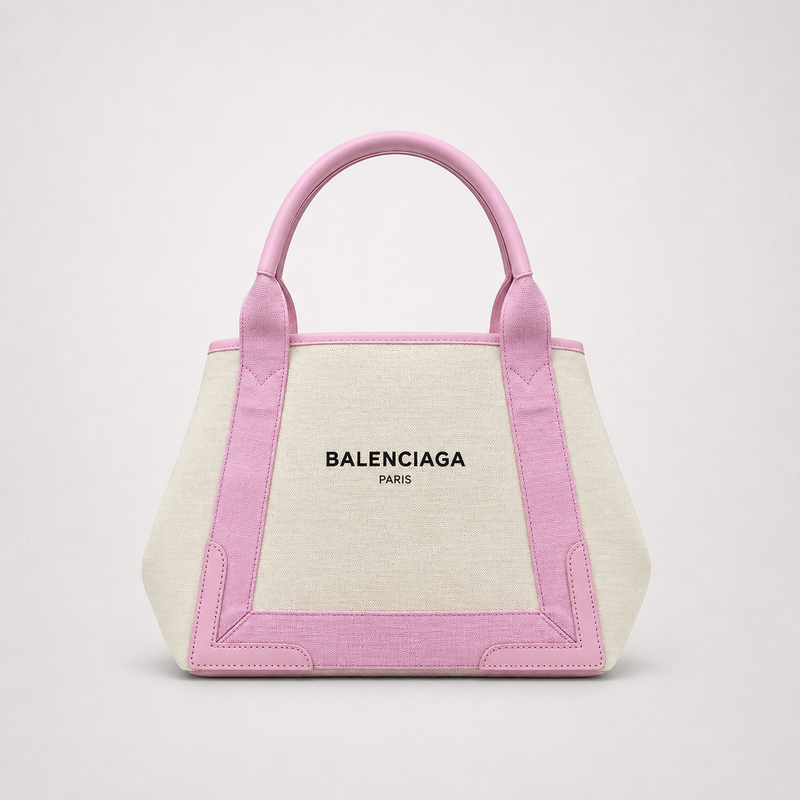BL Blush Trim - Quiet Two-Tone Statement Handbag