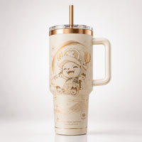 Chopper's Golden Grin - Sakura Wave Tumbler
