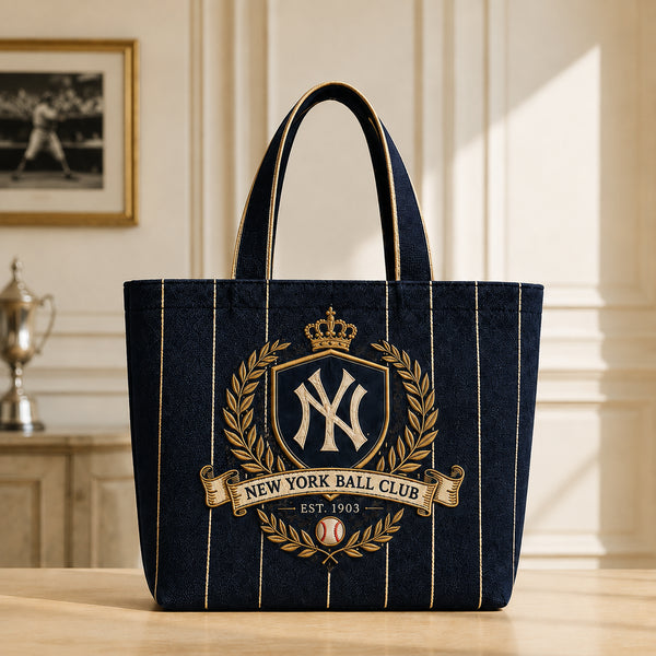 NYY Heritage Crest - Navy, Gold and the Pinstripe Tradition - main
