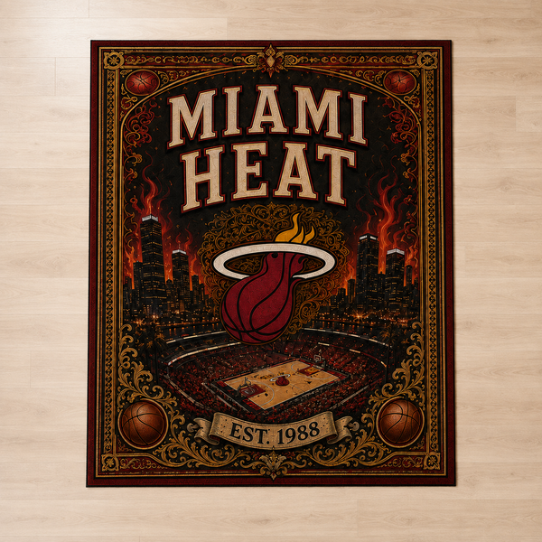 MIA Vintage Emblem - Ornamental Poster Rug - main