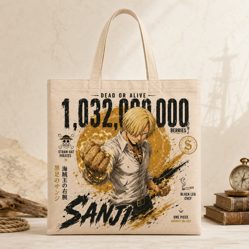 Dead or Alive - Sanji Bounty Poster Statement Tote