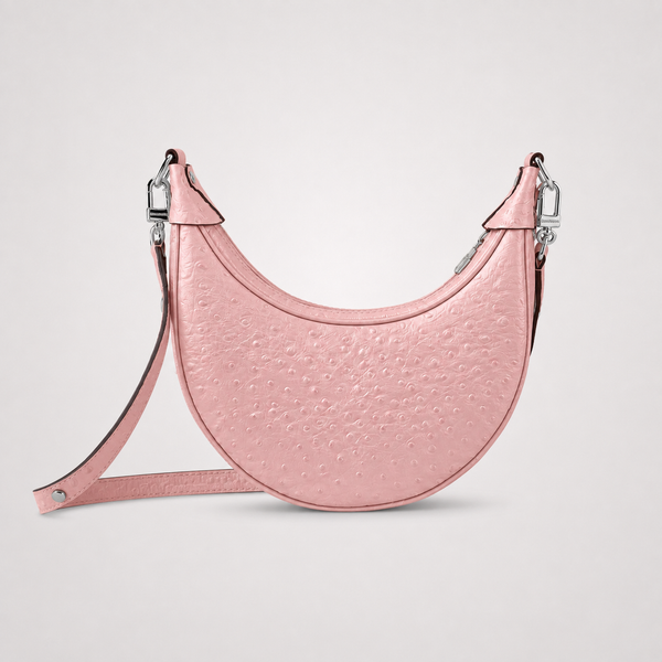 Soft Pink Crescent - A Quietly Confident Curve Handbag - main