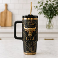 CHI Gold Relief - Deco Symmetry in Black