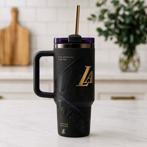 LAL Blackout Gold Monogram Tumbler - main