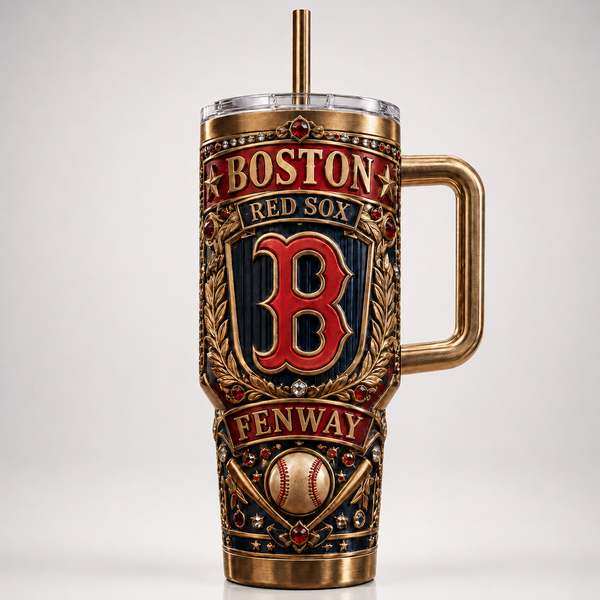 BOS Fenway Crest - Heraldic Emblem Tumbler - main