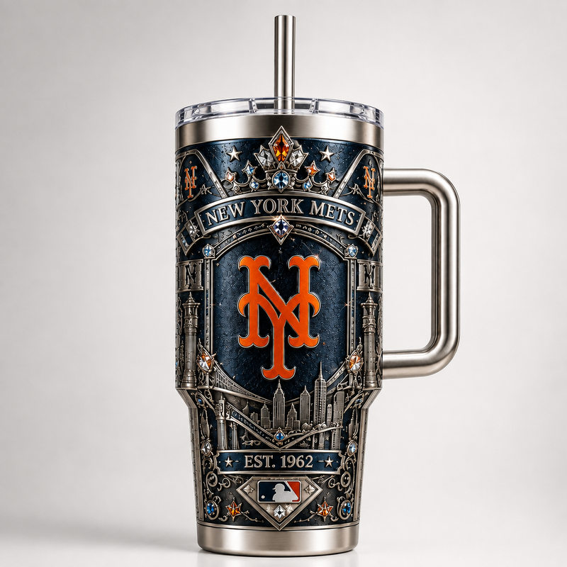 NYM Heraldic Skyline - Ornamental Relief Tumbler