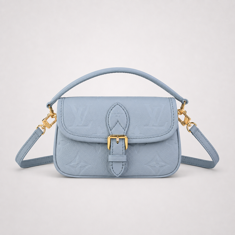 LV Pale Blue Monogram - A Study in Quiet Elegance