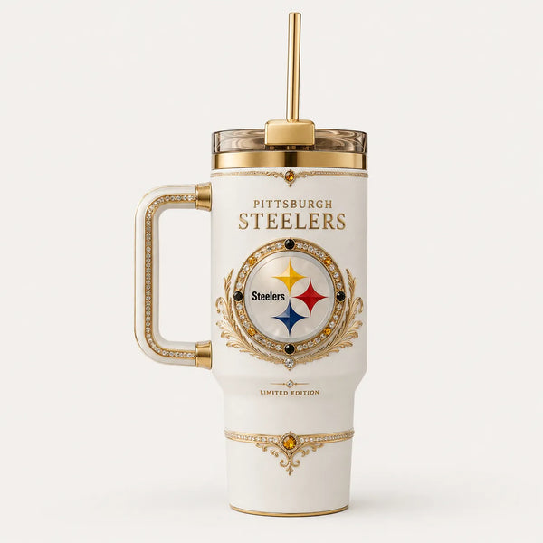PIT Ivory Heraldry - Gilded Emblem Tumbler - main