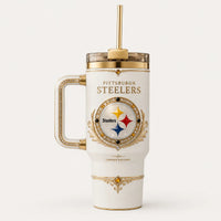 PIT Ivory Heraldry - Gilded Emblem Tumbler