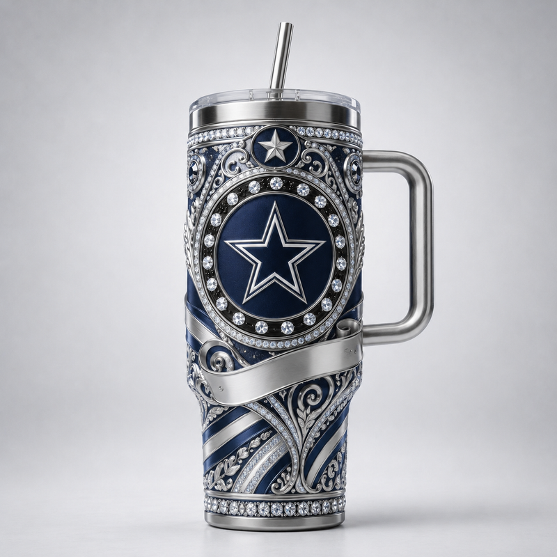 Midnight Regalia - DAL Star Medallion Tumbler