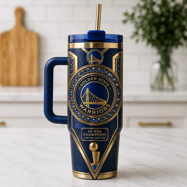 GSW Medallion Gold - A Tumbler Built Around One Emblem - main
