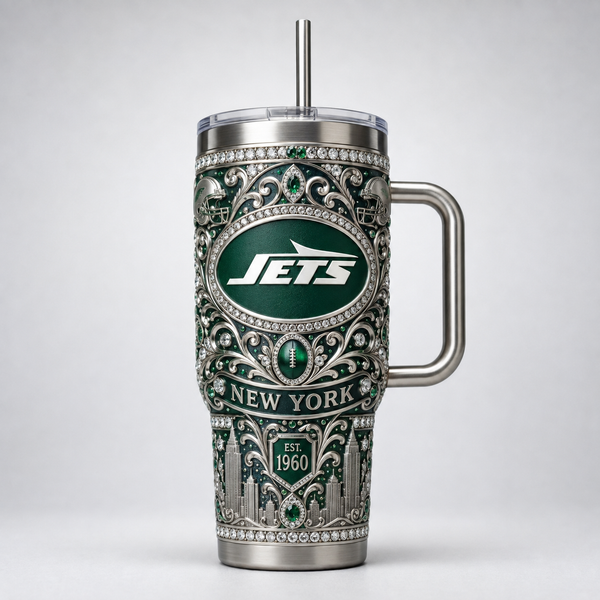 NYJ Emblem Tumbler - Ornament, Skyline and Quiet Prestige - main