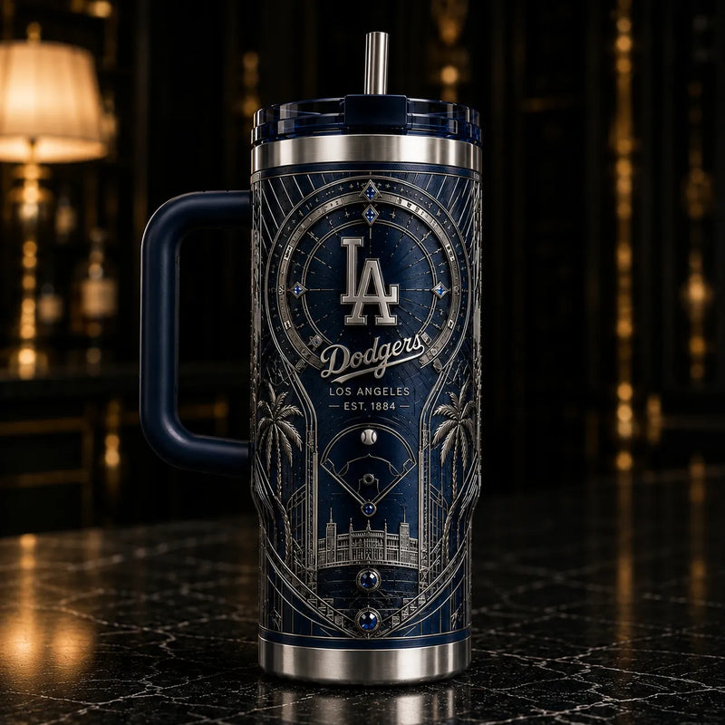 LAD Deco Midnight - Engraved-Look Navy Tumbler
