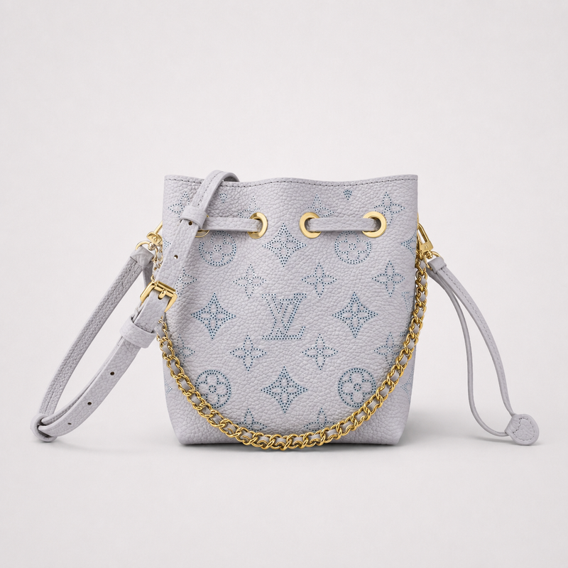 LV Pale Sky - A Study in Perforated Monogram Calm