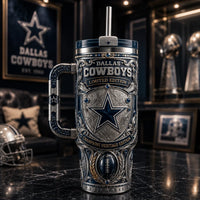 DAL Heritage Star - An Engraved-Look Study in Silver and Navy