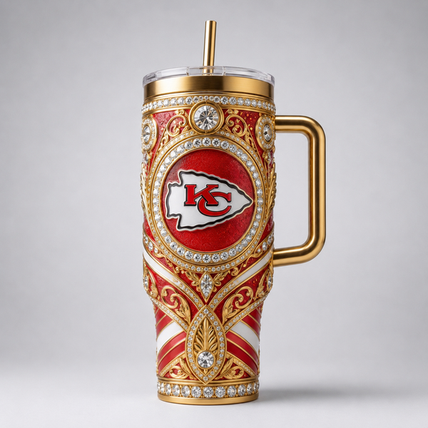 KC Ornamental Crest - Gilded Medallion Tumbler - main