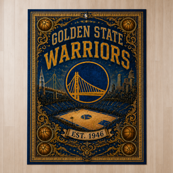 GSW Bridge Emblem Heritage Rug - main
