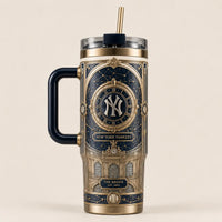 NYY Clockwork Facade - An Ornate Study in Navy and Gold