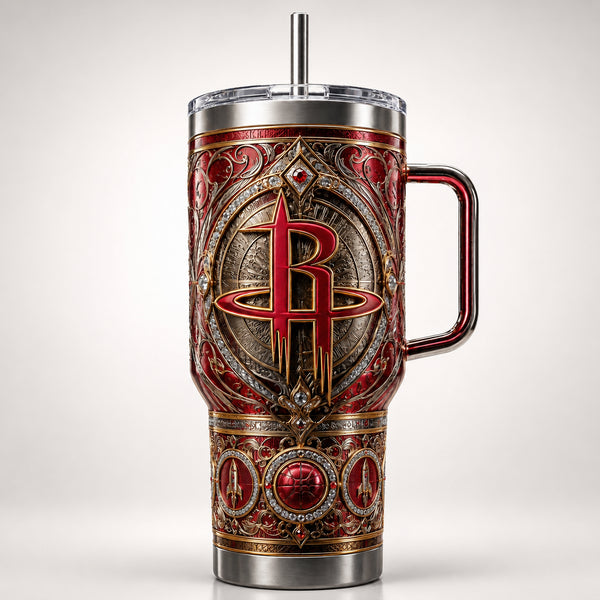 Crimson Regalia - HOU Ornamental Crest Tumbler - main