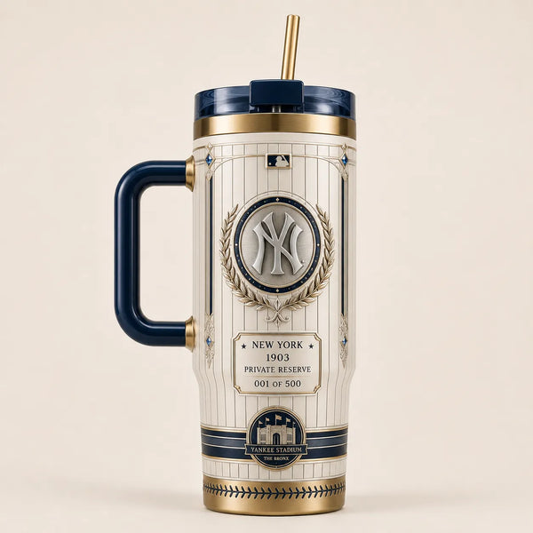 NYY Pinstripe Heritage - A Study in Cream, Navy and Gold - main