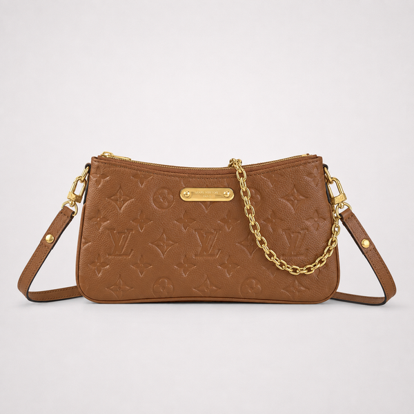 LV Monogram Relief - Caramel Tonal Statement Handbag - main