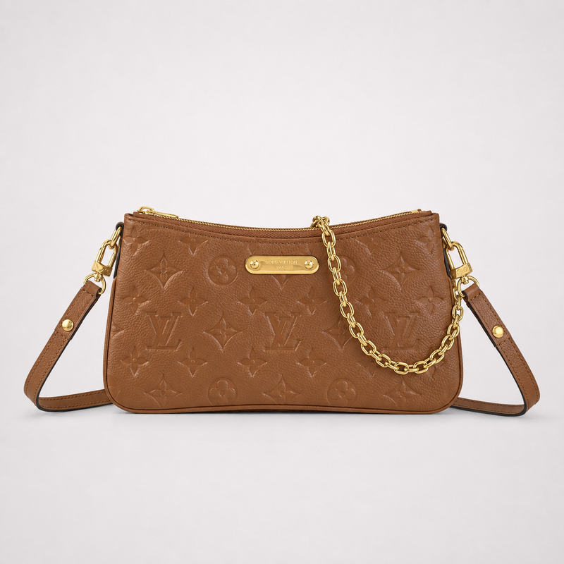 LV Monogram Relief - Caramel Tonal Statement Handbag