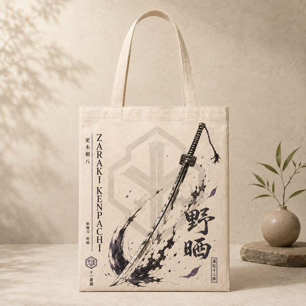 Kenpachi - Nozarashi, Ink and the Quiet Blade Tote - main