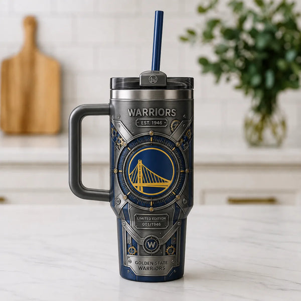 GSW Bridge Emblem - An Engineered Study in Blue and Gold - main