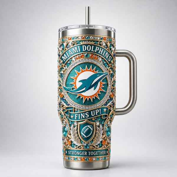 MIA Fins Up - A Jeweled Study in Teal and Gold - main