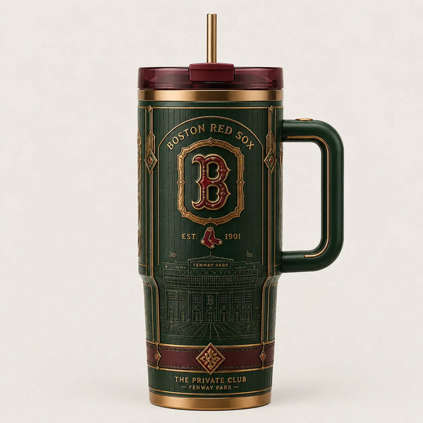 BOS Fenway Ledger - An Engraved Study in Green and Gold - main