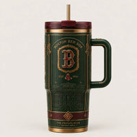 BOS Fenway Ledger - An Engraved Study in Green and Gold