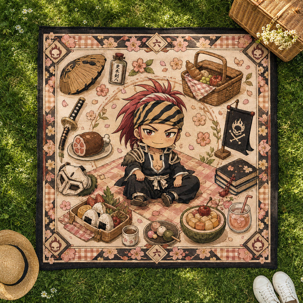 Sakura Bento Hour - Renji Chibi Picnic Statement Rug - main